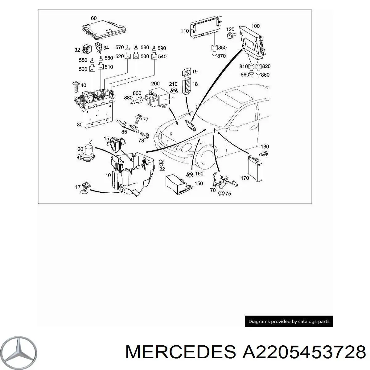  Mercedes A2205453728