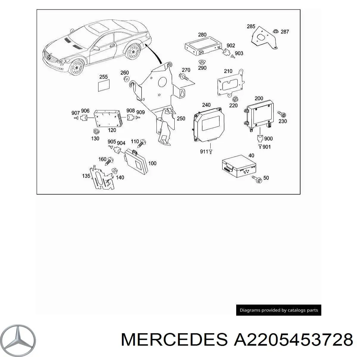  Mercedes A2205453728 precio, desde 13,82 EUR