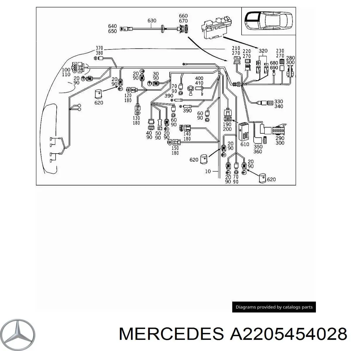 A2205454028 Mercedes