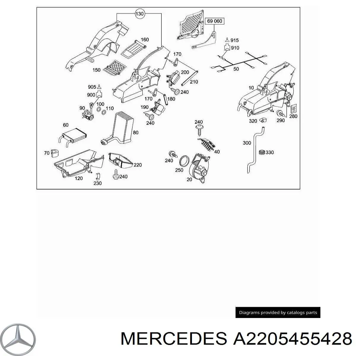  Mercedes A2205455428 precio, desde 9,26 EUR