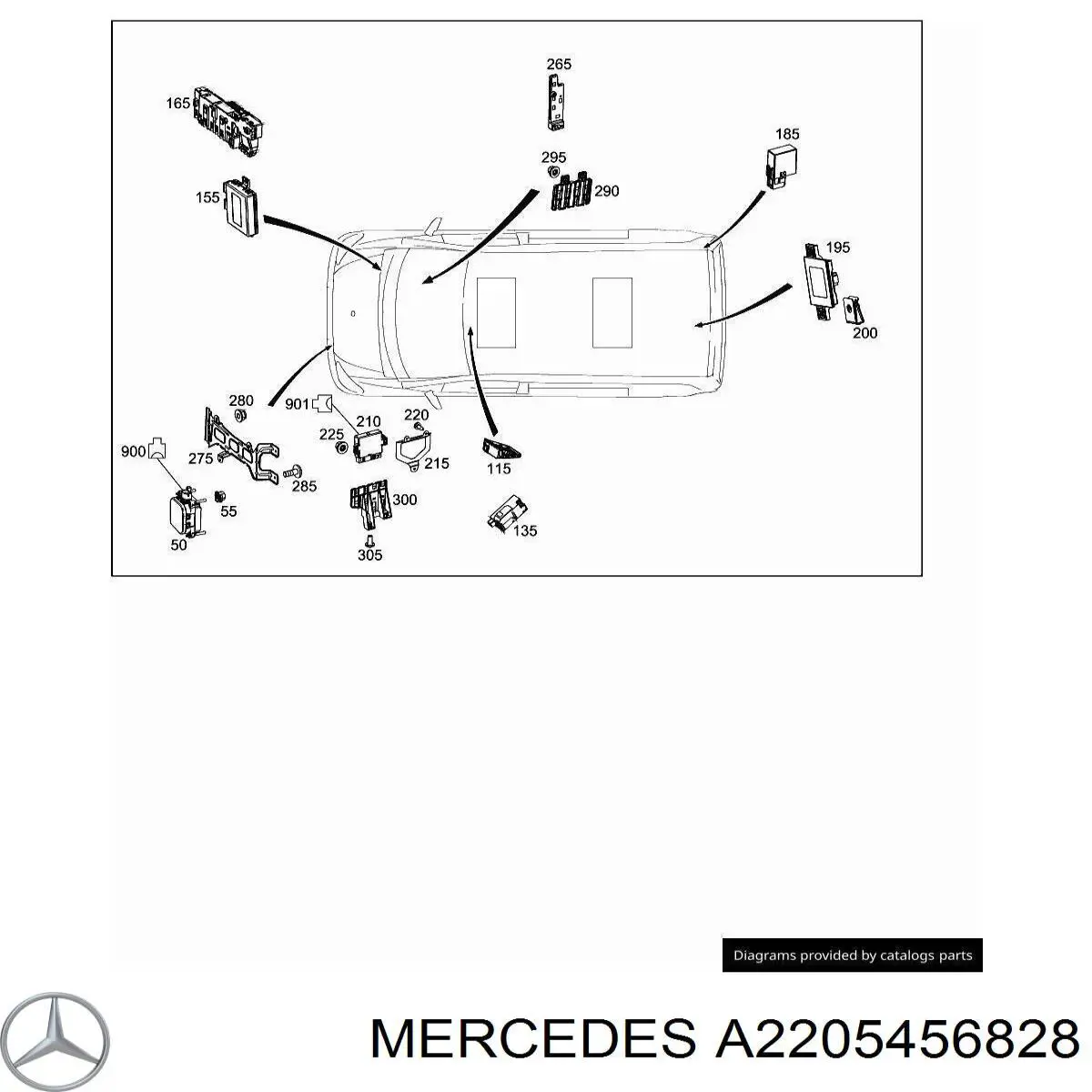 A2205456828 Mercedes