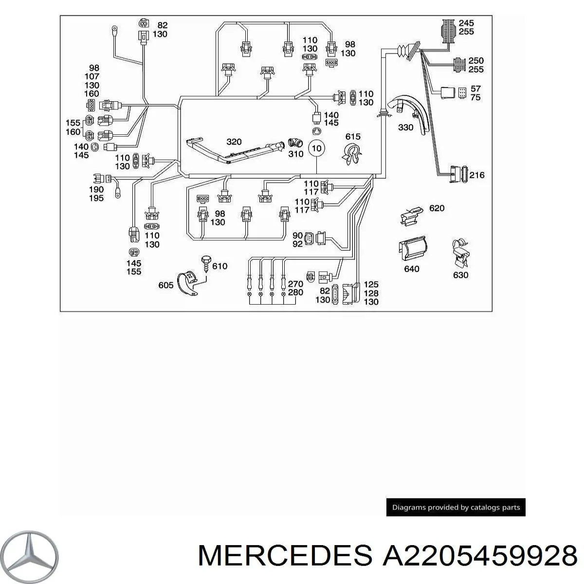  Mercedes A2205459928 precio, desde 13,82 EUR