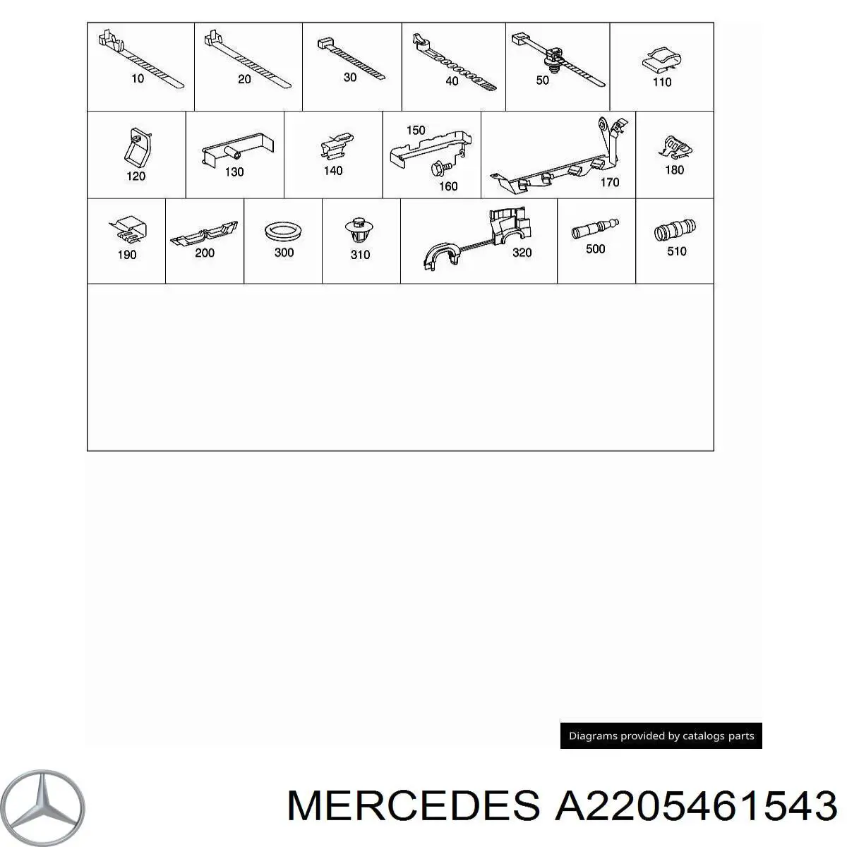 A2205461543 Mercedes