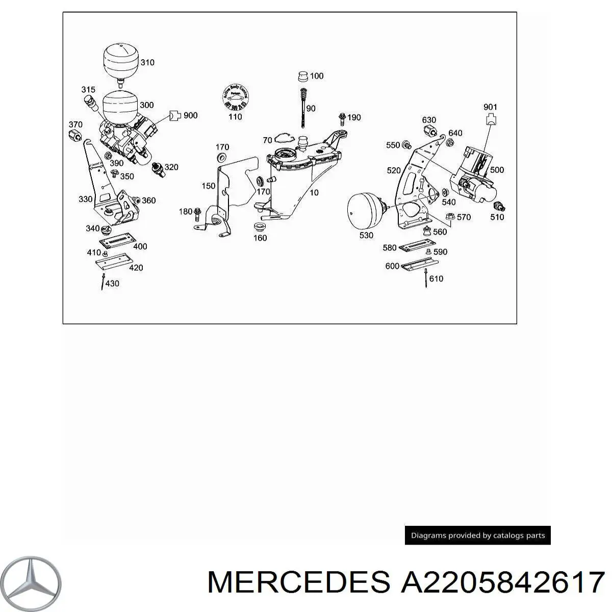 A2205842617 Mercedes