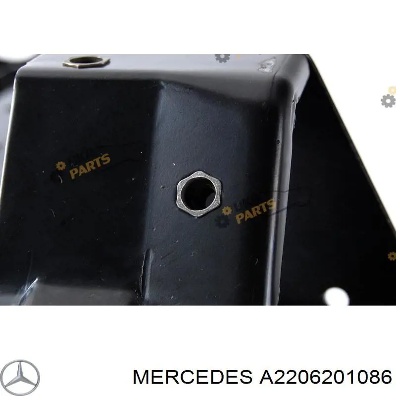 A2206201086 Mercedes refuerzo parachoque delantero