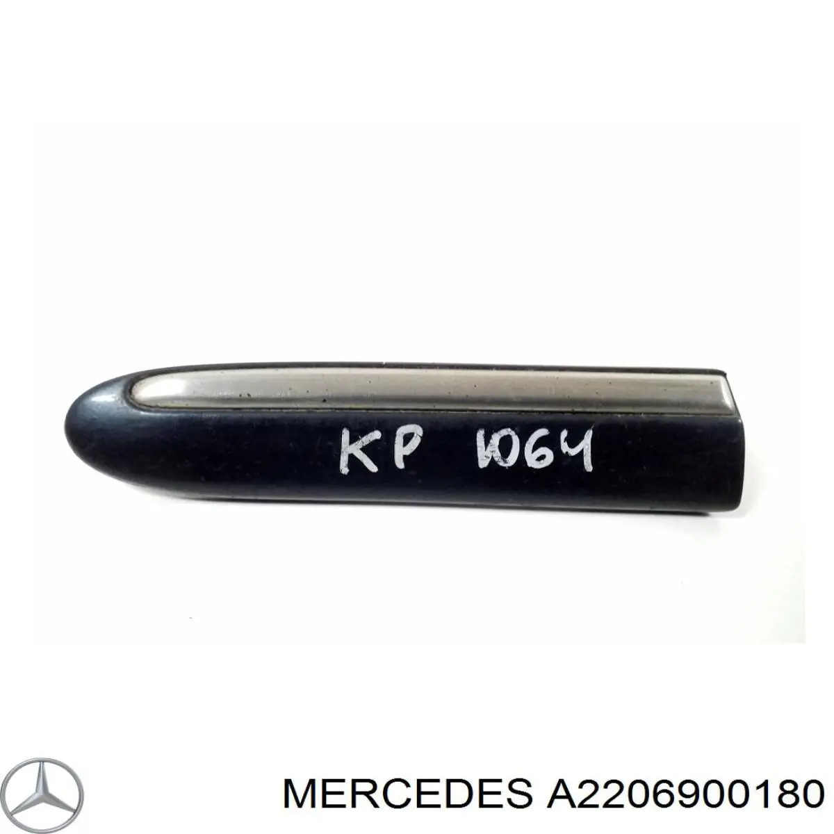 Comprar A2206900180 Mercedes Sellador exterior de vidrio de puerta delantera izquierda