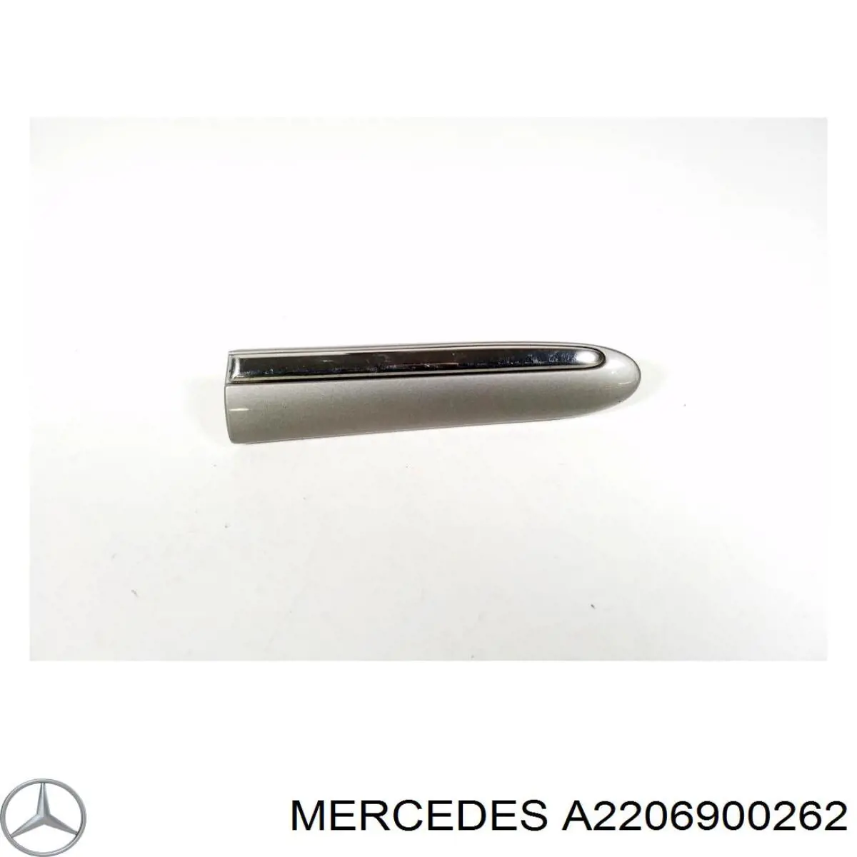 A2206900262 Mercedes moldura de guardabarro delantero derecho