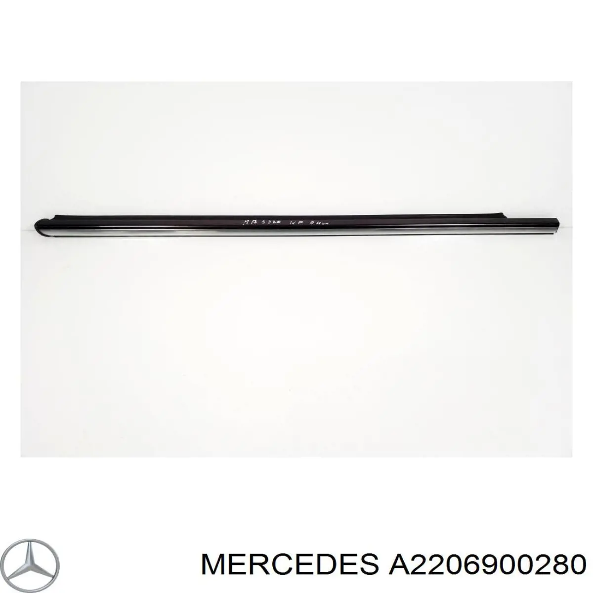 Sellador exterior de vidrio de puerta delantera derecha Mercedes A2206900280 precio, desde 185,57 EUR