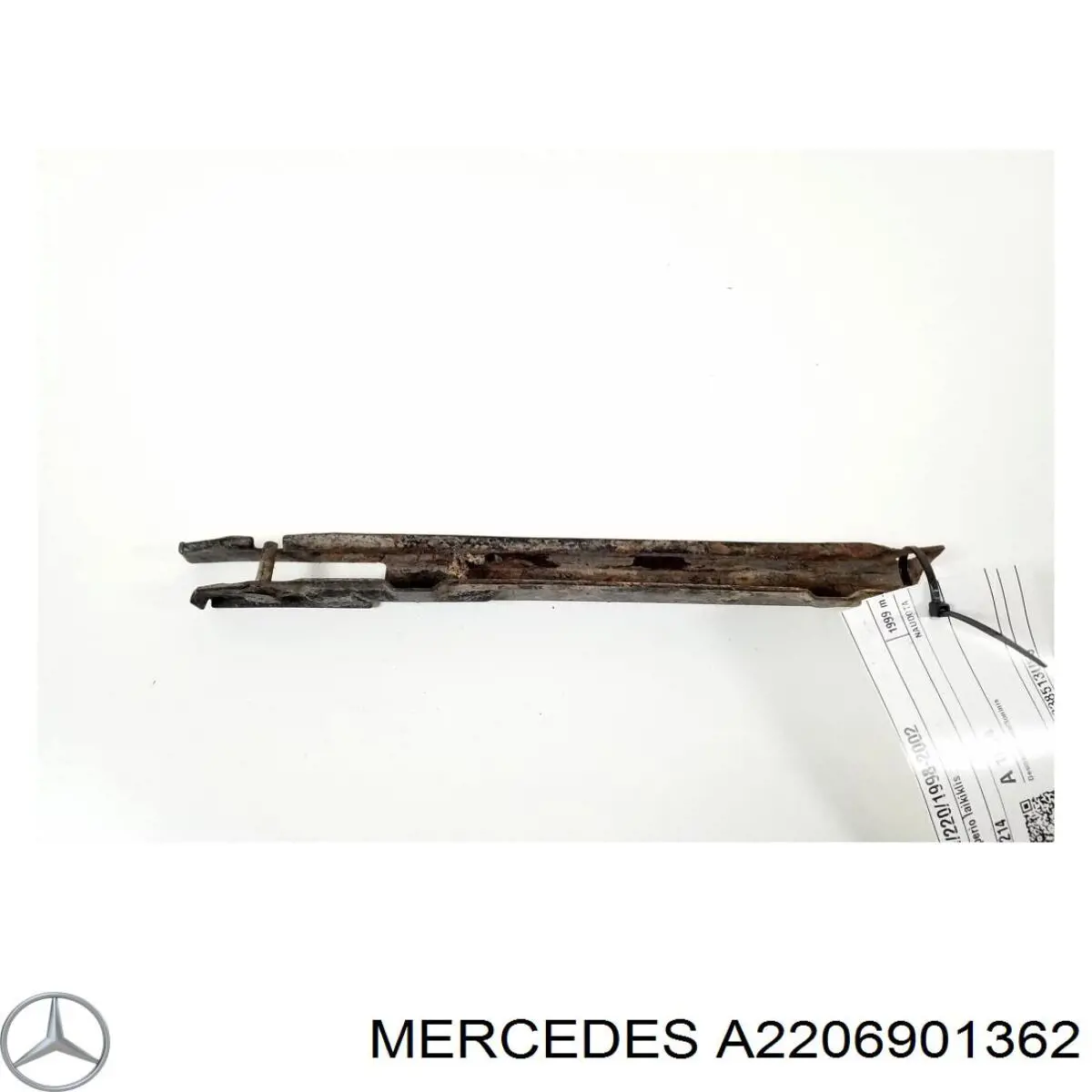 Moldura de puerta trasera izquierda superior para Mercedes S (W220)