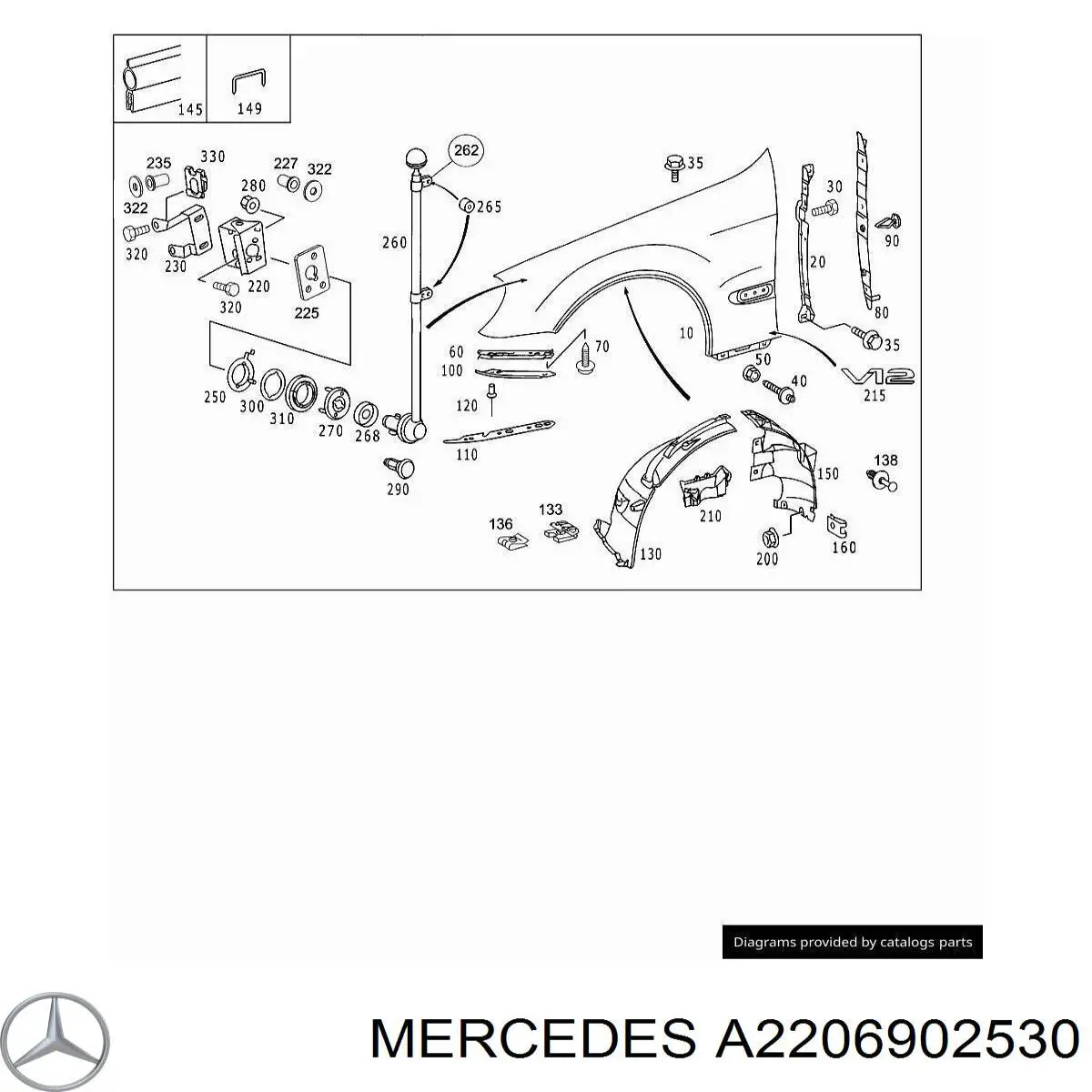 A2206902530 Mercedes