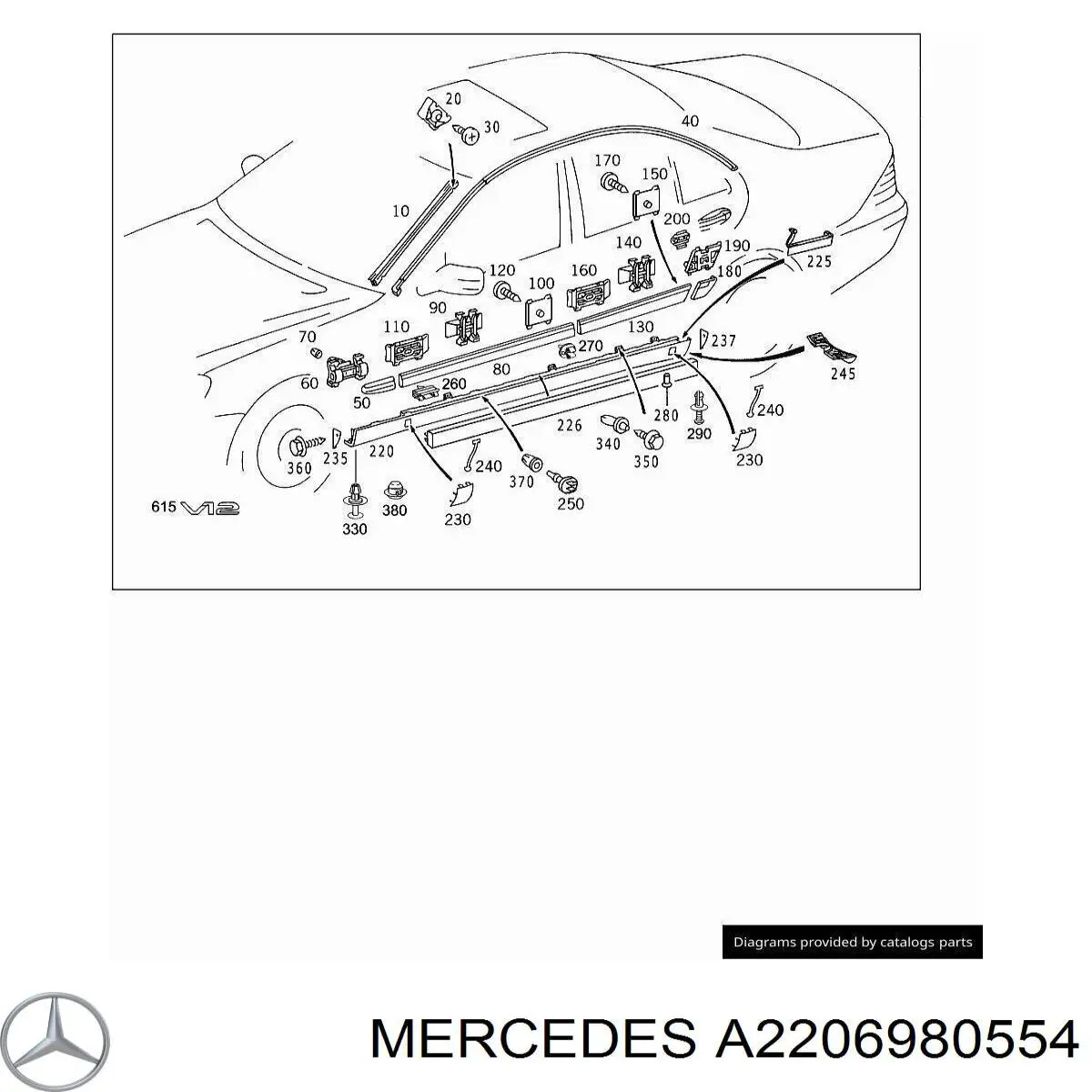 A2206980554 Mercedes