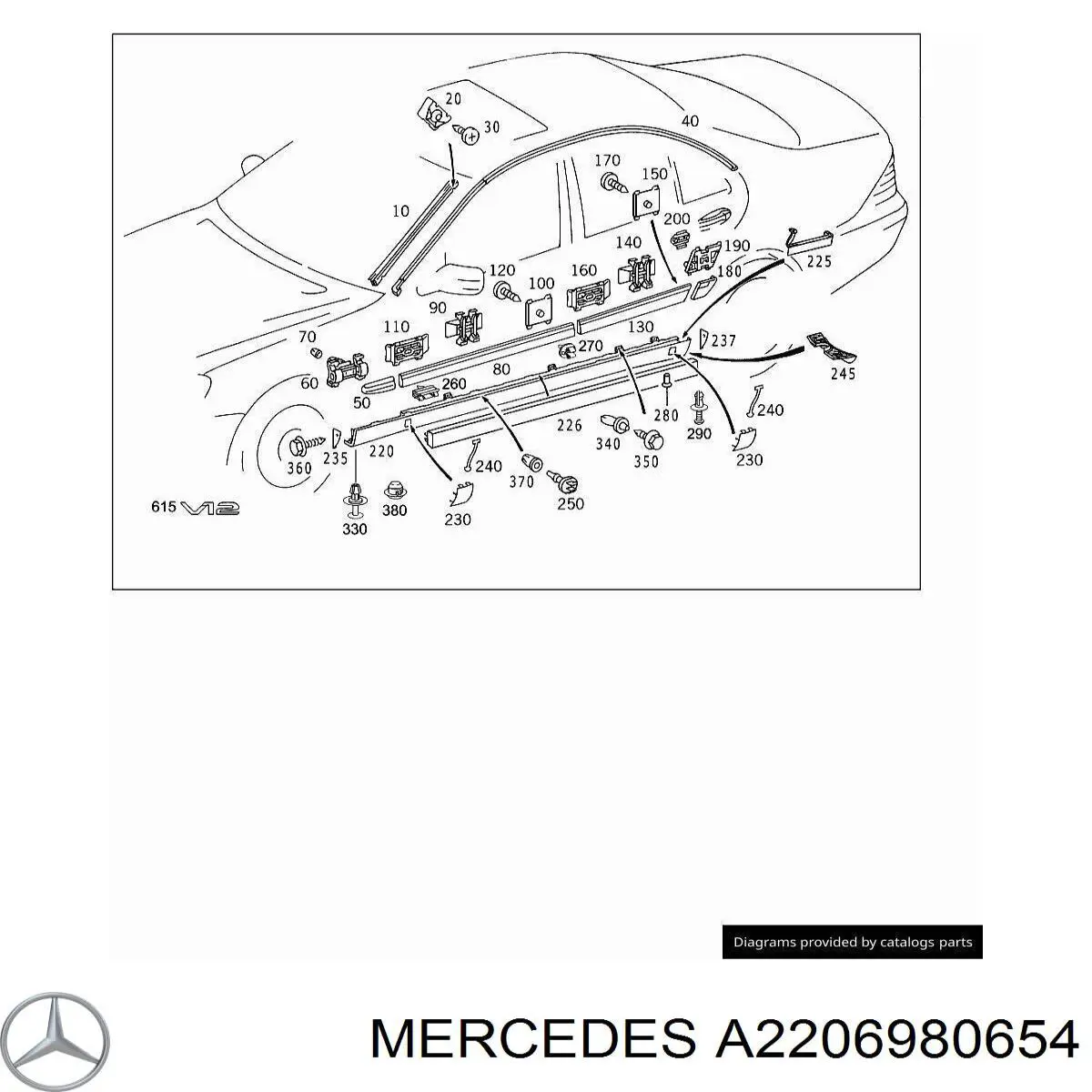 A2206980654 Mercedes