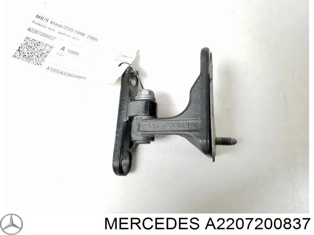 Comprar A2207200837 Mercedes Bisagra de la puerta delantera derecha