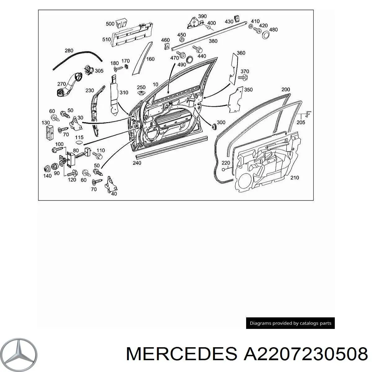A2207230508 Mercedes 