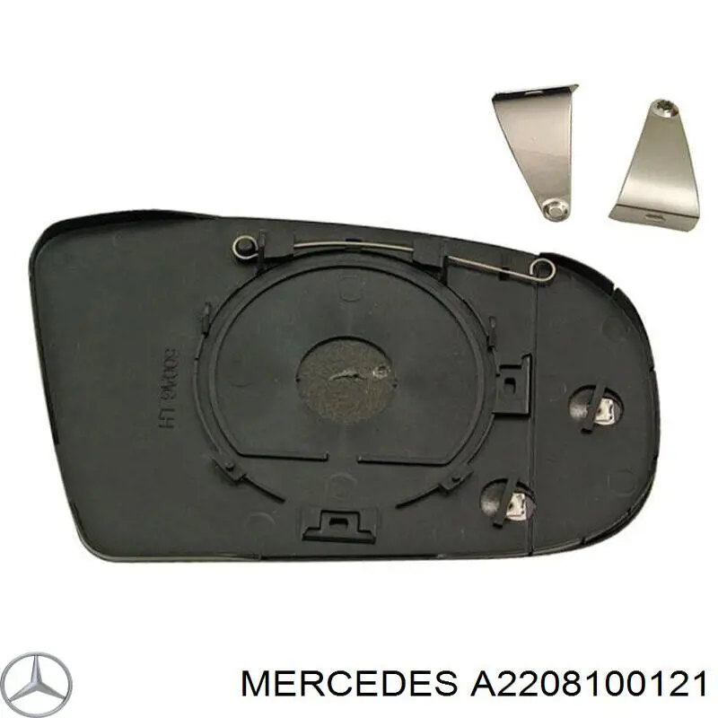 2208100121 Mercedes cristal de espejo retrovisor exterior izquierdo