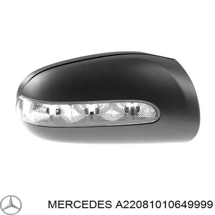 2208101064 Mercedes luz intermitente de retrovisor exterior derecho