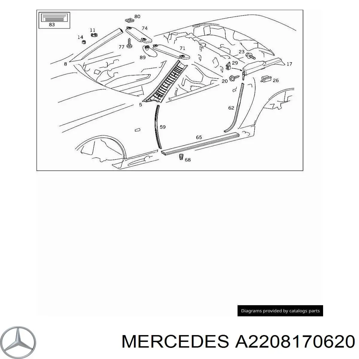 Comprar A2208170620 Mercedes 
