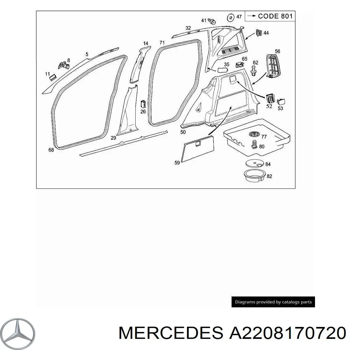  A2028173220 Mercedes