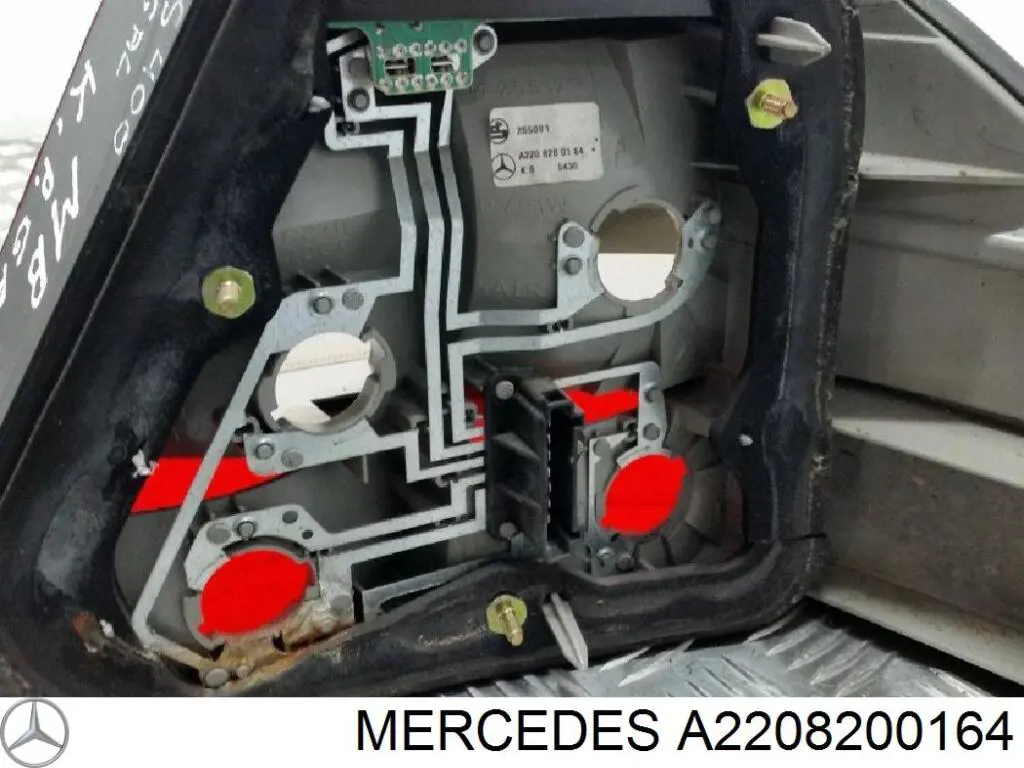 Comprar A2208200164 Mercedes Piloto trasero izquierdo