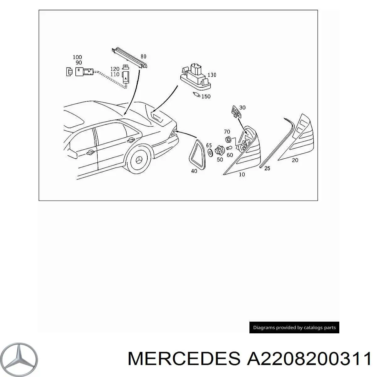 A2208200311 Mercedes 