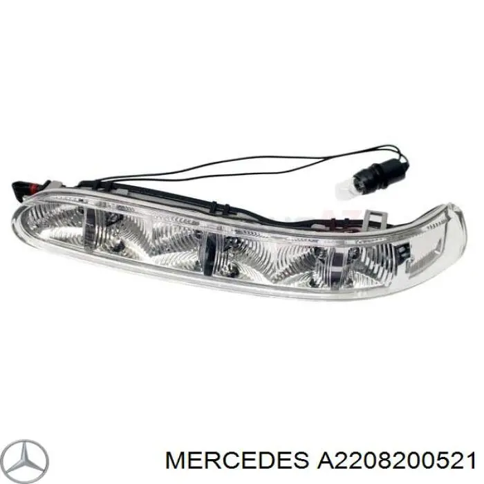 Luz intermitente de retrovisor exterior izquierdo para Mercedes S (W220)