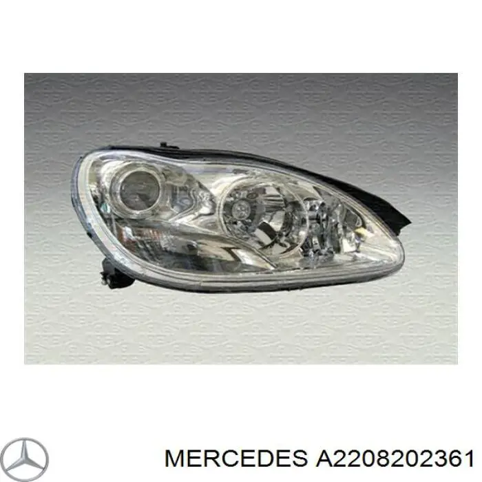 2208202361 Mercedes faro izquierdo