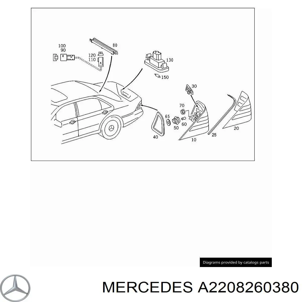 A2208260380 Mercedes 