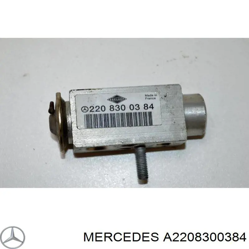 A2208300384 Mercedes válvula de expansión, aire acondicionado