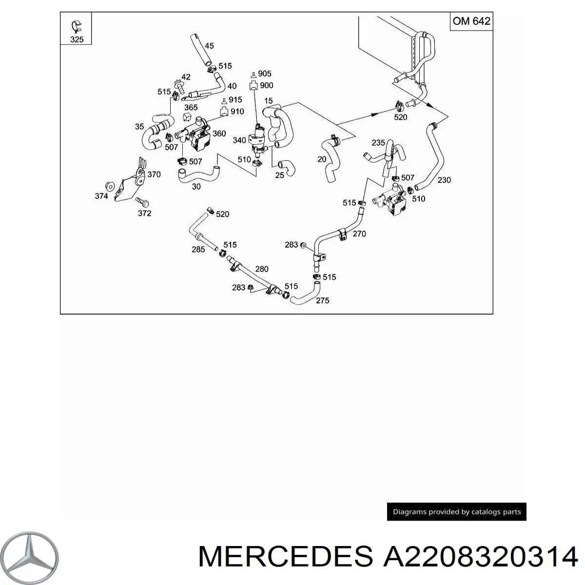 A2208320314 Mercedes