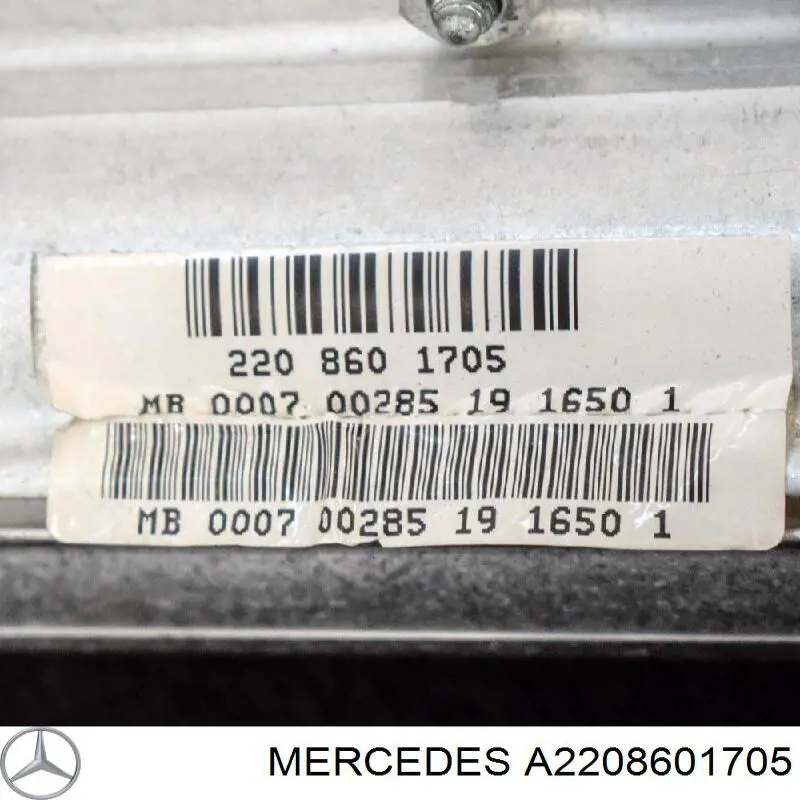 A2208601705 Mercedes airbag en el lado del acompañante