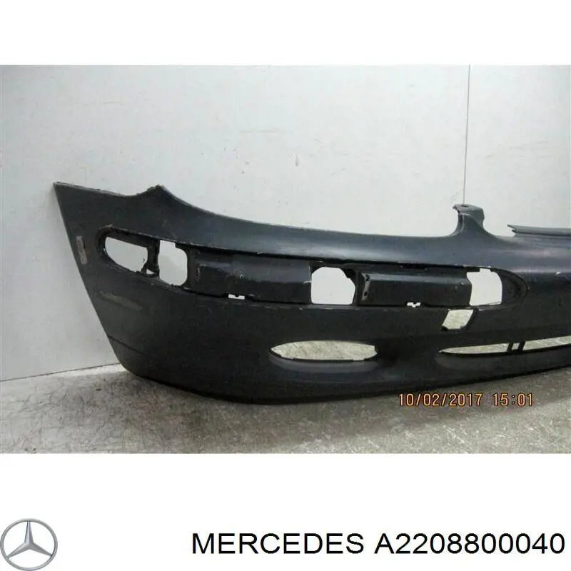 A2208800040 Mercedes paragolpes delantero