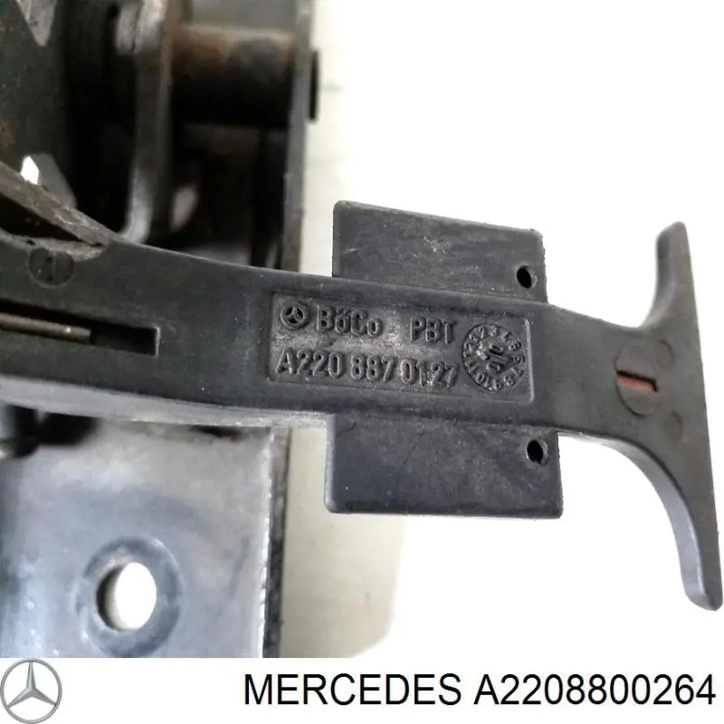 Gancho soporte del capó Mercedes A2208800264 precio, desde 73,85 EUR