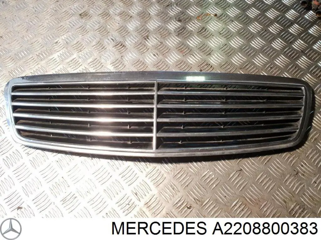 A2208800383 Mercedes rejilla de radiador