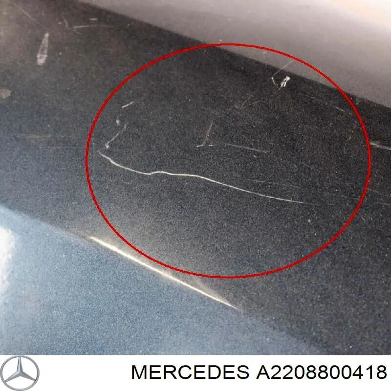 A2208800418 Mercedes guardabarros delantero derecho