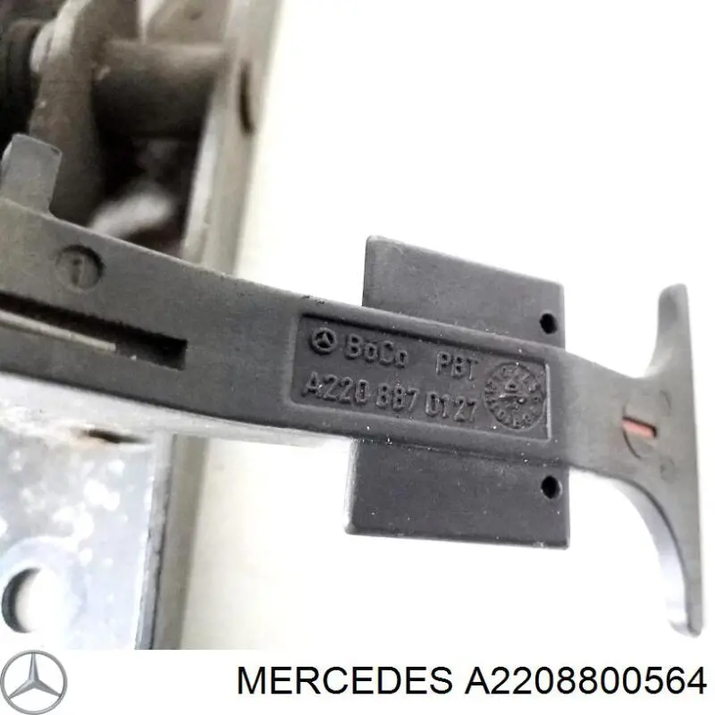 Gancho soporte del capó Mercedes A2208800564 precio, desde 73,85 EUR