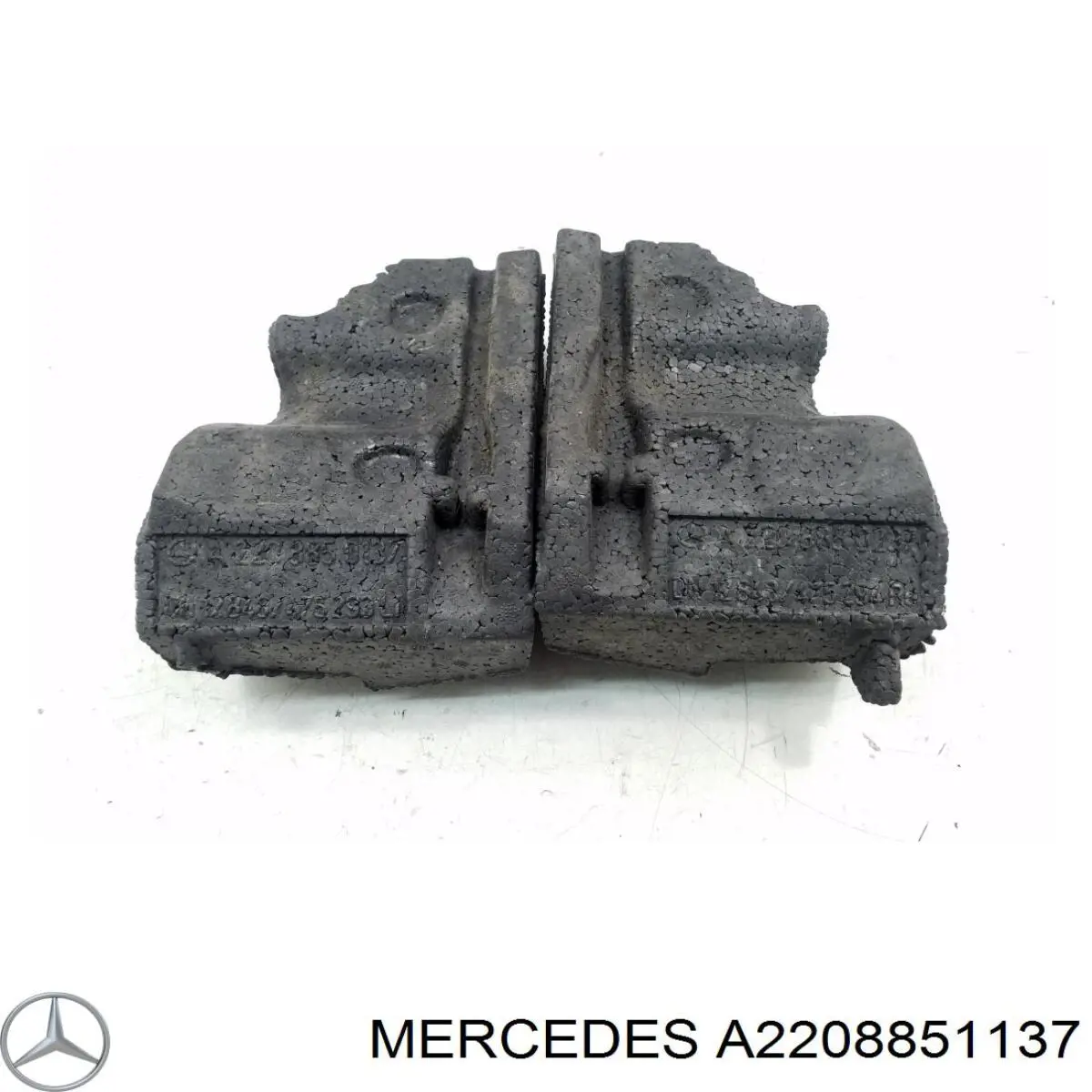 Absorbente paragolpes delantero Mercedes S (W220)