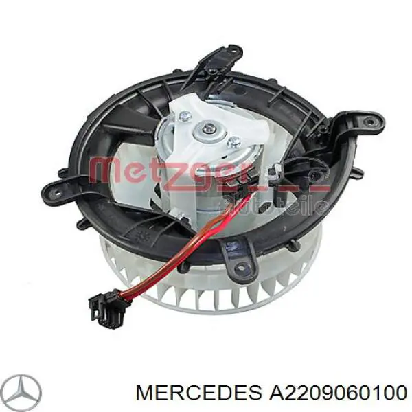 A2209060100 Mercedes motor eléctrico, ventilador habitáculo