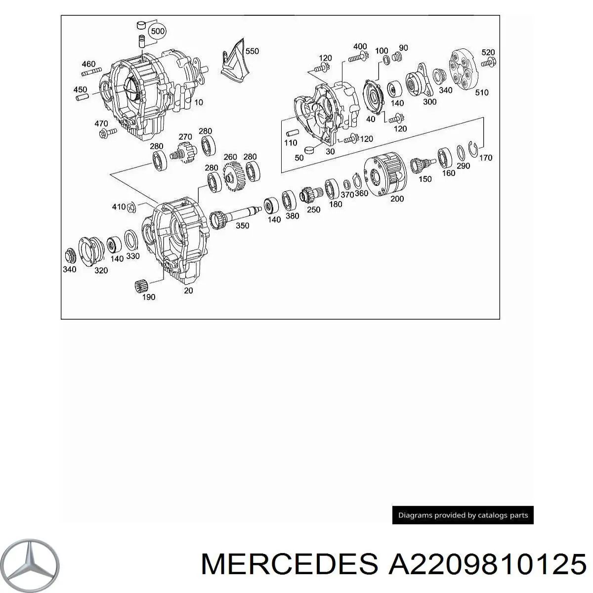  Mercedes A2209810125 precio, desde 79,18 EUR