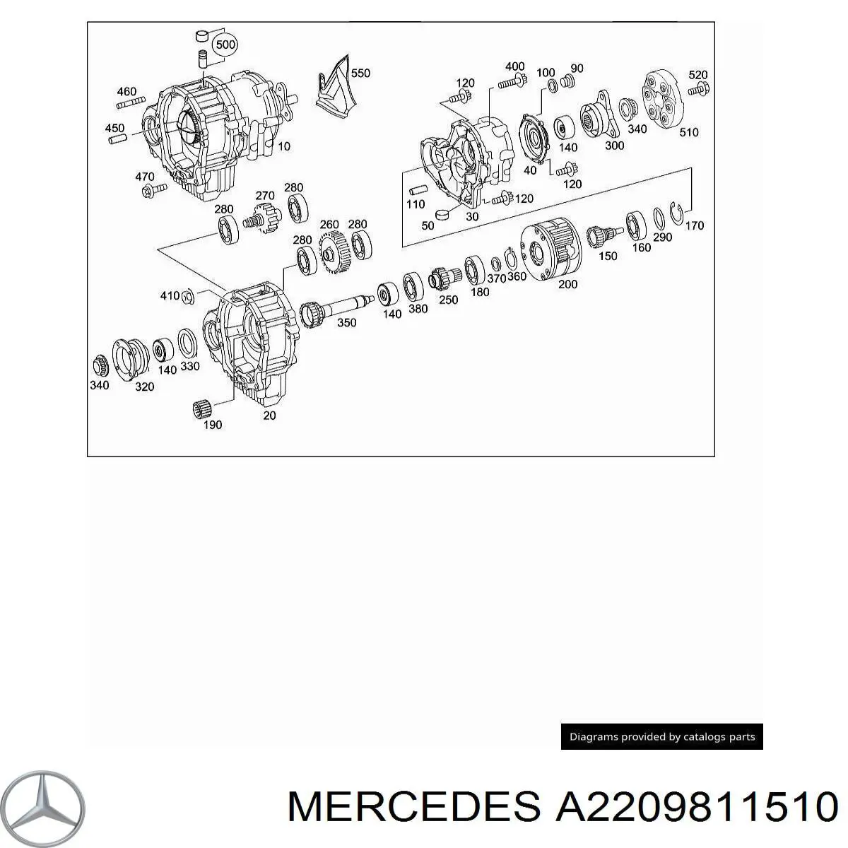 A2209811510 Mercedes 