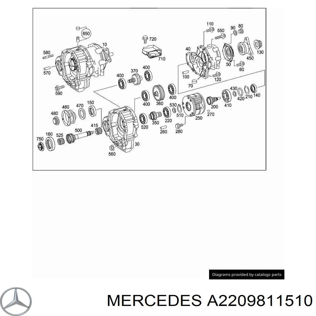  Mercedes A2209811510 precio, desde 21,49 EUR