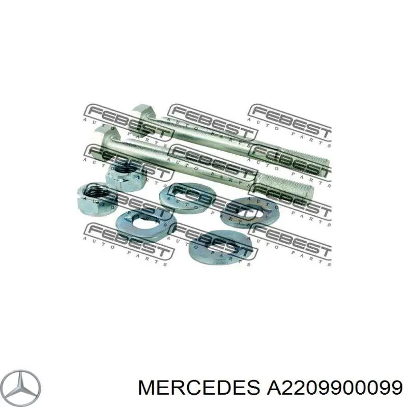 A2209900099 Mercedes juego de montaje, barra oscilante delantera
