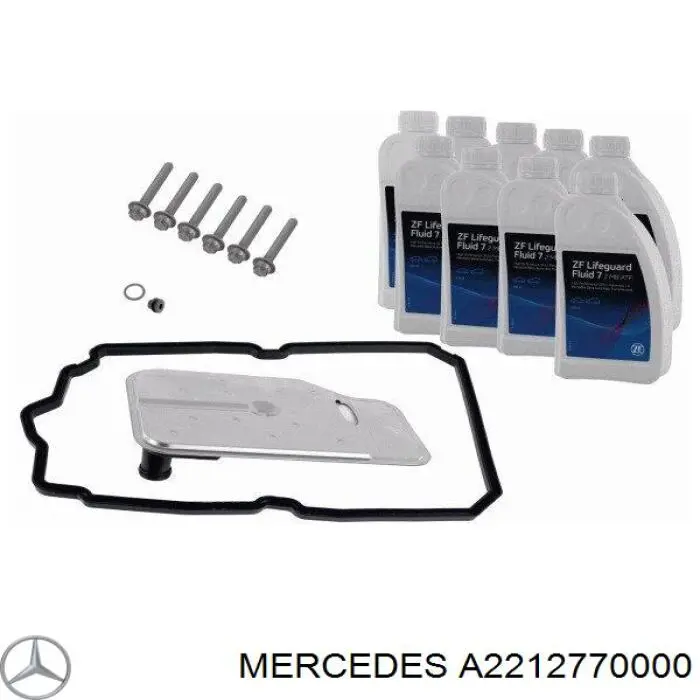 A2212770000 Mercedes filtro caja de cambios automática