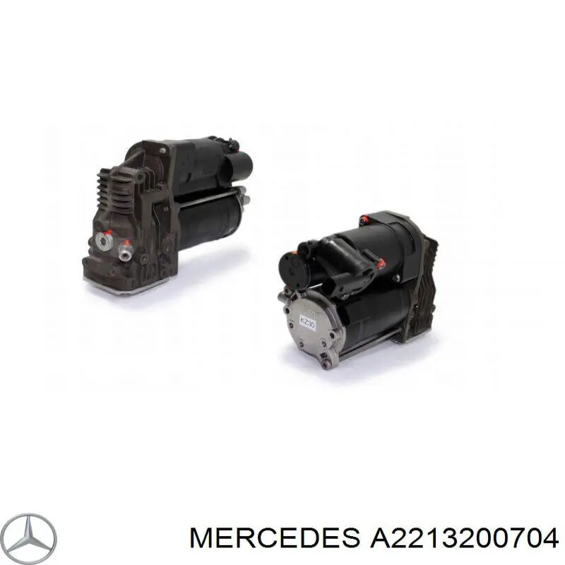 A2213200704 Mercedes bomba de compresor de suspensión neumática