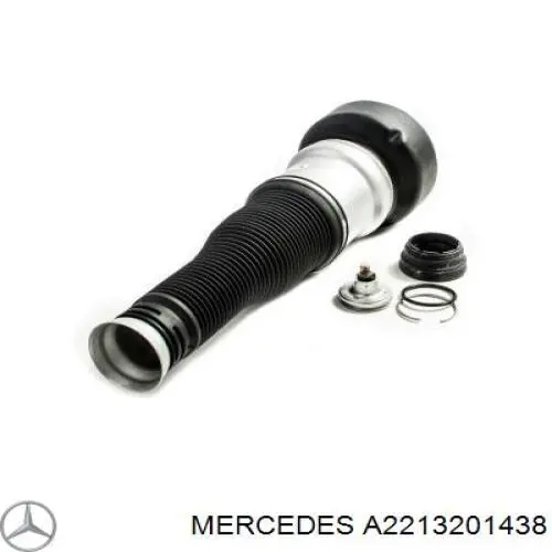 2213201438 Mercedes amortiguador trasero derecho
