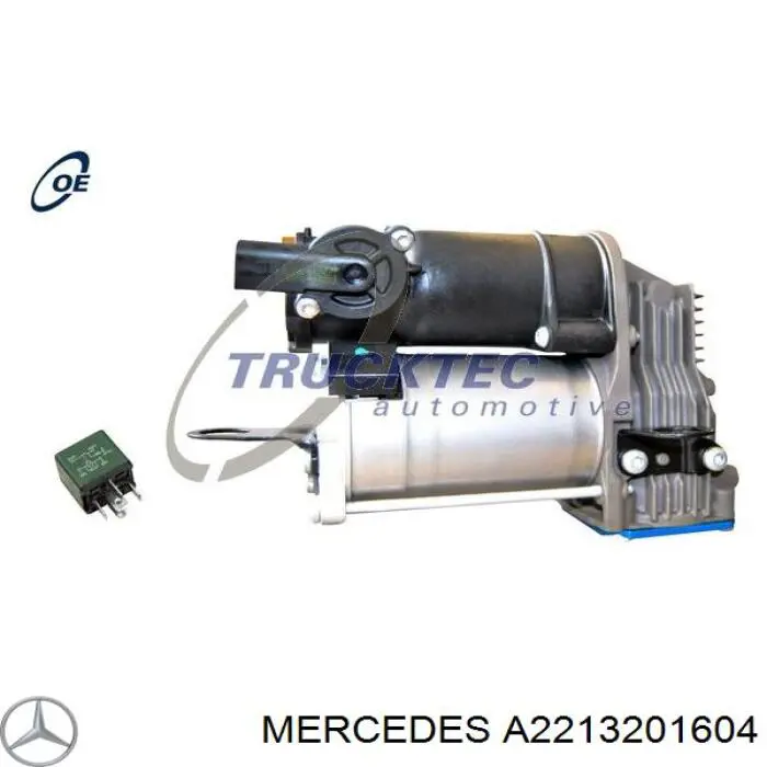 A2213201604 Mercedes bomba de compresor de suspensión neumática