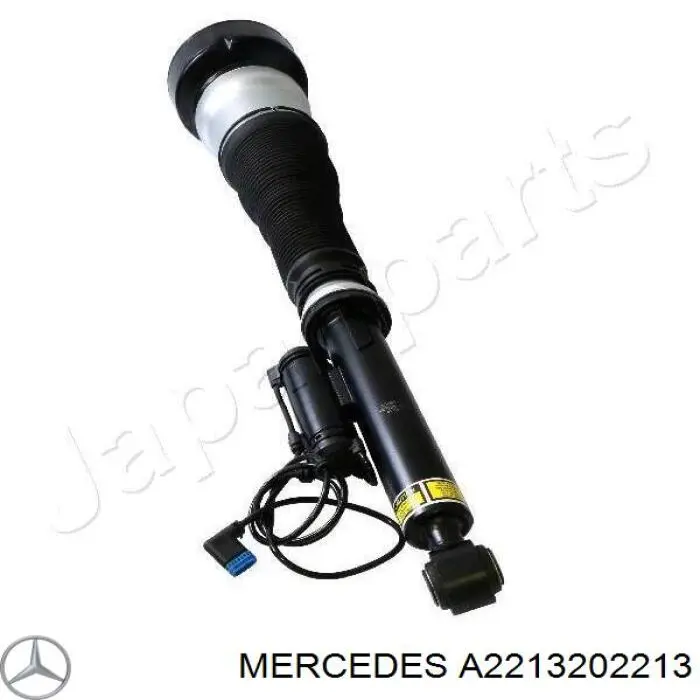 Amortiguador trasero derecho A2213202213 Mercedes
