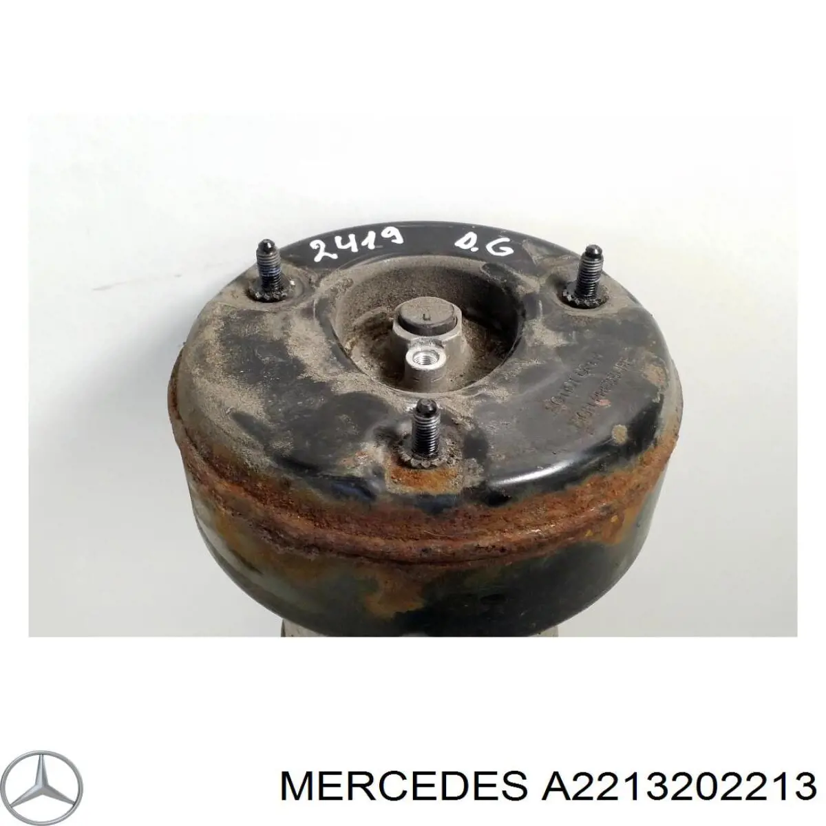 A2213202213 Mercedes amortiguador trasero derecho