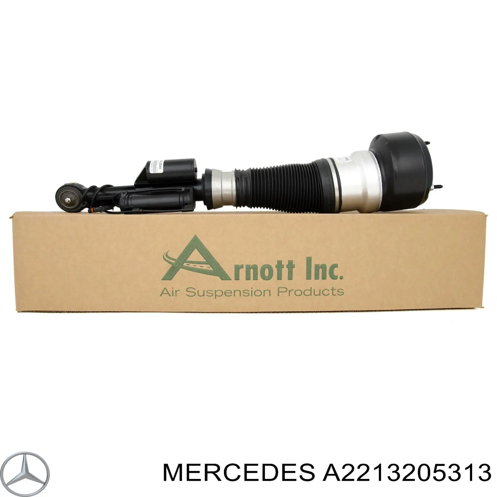 A2213205313 Mercedes amortiguador delantero izquierdo