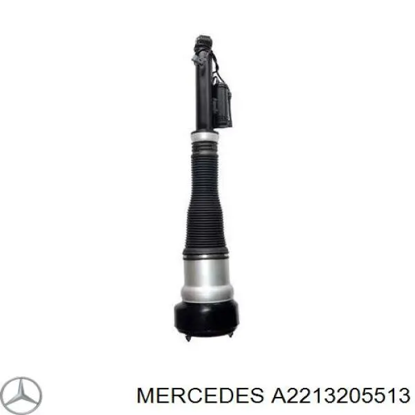 A2213205513 Mercedes amortiguador trasero izquierdo