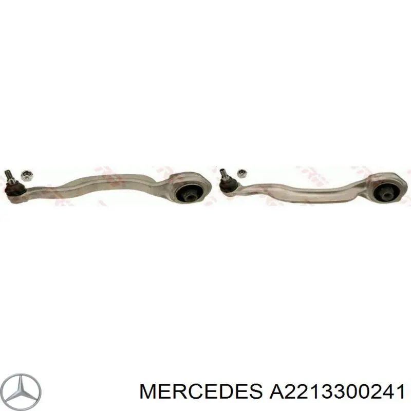 A2213300241 Mercedes barra oscilante, suspensión de ruedas delantera, inferior derecha